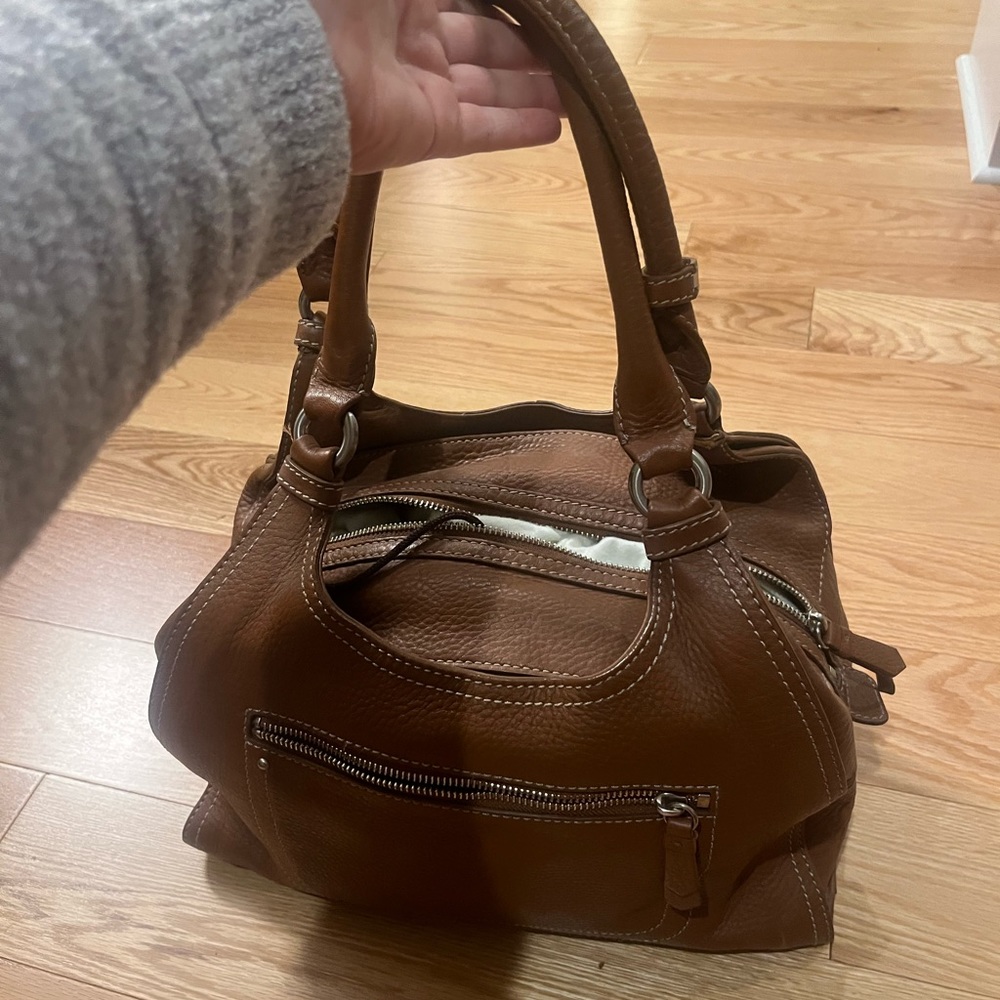 Medium brown Cole Haan bag